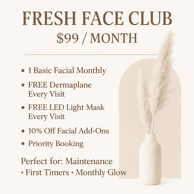 Fresh Face Club at the aesthetic refinery in Soddy Daisy, TN
